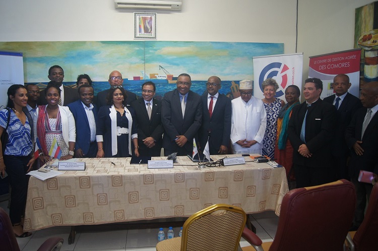 image Signature de convention entre UCCIA/CCI Réunion / Mise en place de deux écoles pour renforcer le développement économique